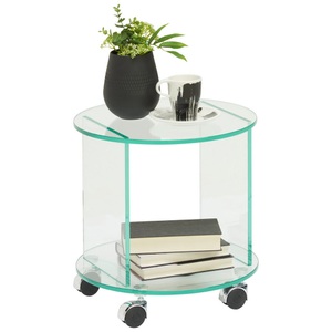 Xora, Xora Beistelltisch in glas , Meran Ii , Klar , 40x40x40 cm , klar , 002757013202