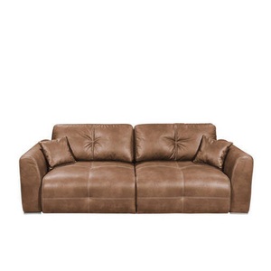 Livetastic, Livetastic Schlafsofa in textil hellbraun , Dolan Lux.3Dl , 245x85x115 cm , Mikrofaser,Mikrofaser , 002220046701, Livetastic Schlafsofa in textil hellbraun , Dolan Lux.3Dl , 245x85x115 cm , Lederlook,Mikrofaser , 002220046701