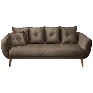 Livetastic, Livetastic Dreisitzer-sofa in velours braun , Baggio , Holz, Textil , Buche, Fichte, Kiefer,Buche , massiv , Uni , 236x94x103 cm , lasiert,Velours,Velours,teilmassiv,Echtholz , Armteil links, Armteil rechts , 002310004612, Livetastic Dreisitzer-sofa in velours braun , Baggio , Holz, Textil , Buche, Fichte, Kiefer,Buche , massiv , Uni , 236x94x103 cm , lasiert,Velours,Velours,teilmassiv,Echtholz , Armteil links, Armteil rechts , 002310004612