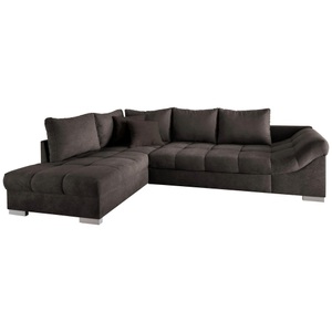 Livetastic, Livetastic Eckschlafsofa in dunkelbraun textil , Alvito , Buche , Mikrofaser , Liegefunktion, Rücken echt, Armteil rechts , 002310006739, Livetastic Eckschlafsofa in dunkelbraun textil , Alvito , Buche , Mikrofaser , Liegefunktion, Rücken echt, Armteil rechts , 002310006739