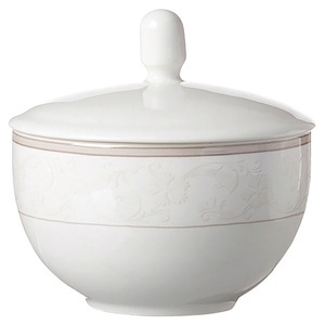 RITZENHOFF & BREKER, Ritzenhoff Breker Zuckerdose keramik , 46977 , Beige , 7 cm , glänzend, bedruckt,glänzend, bedruckt , 003417075211