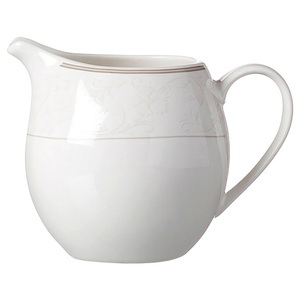 RITZENHOFF & BREKER, Ritzenhoff Breker Milchkännchen 250 ml , 46984 , Beige , Keramik , Ornament , glänzend, bedruckt , Ausgiesser , 003417075212