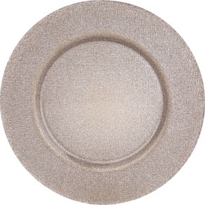 Novel, Novel Platzteller 32 cm , 323933c Ginger Glitter G006 , Grau , Glas , klar , 0031080019, Novel Platzteller 32 cm , 323933c Ginger Glitter G006 , Grau , Glas , klar , 0031080019