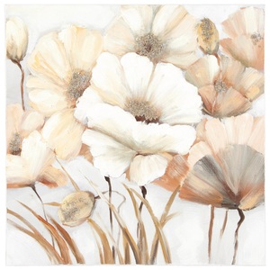 Monee, Monee Ölgemälde 55/55 cm , L2-075-3lutz1 , Braun, Grau, weiss , Textil , 55x55 cm , Natur,Leinwand,Nachbildung , handgemalt, Keilrahmen , 0031170154, Monee Ölgemälde 55/55 cm , L2-075-3Lutz1 , Braun, Grau, weiss , Textil , Tanne , 55x55 cm , Natur,Leinwand,Nachbildung , handgemalt, Keilrahmen , 0031170154