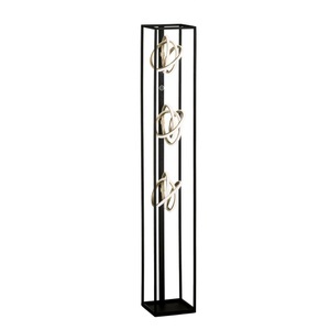 FISCHER & HONSEL, LED-Stehleuchte Gisi, dreiflammig, dimmbar, Fischer & Honsel Led-stehleuchte , 40286 , Schwarz , Metall , 20x130 cm , matt , 3 Helligkeitsstufen , 003151106001