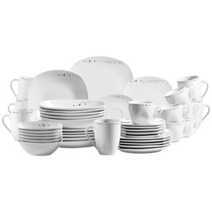 Mäser, Mäser Fadilla Kombiservice 42-teilig weiss, Mäser Fadilla Kombiservice 42-teilig weiss