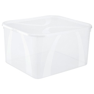 Rotho, ROTHO - Aufbewahrungsbox ARCO - Kunststoff - transparent - 35/42/23 cm, Rotho Arco Aufbewahrungsbox 25l mit Deckel, Kunststoff (PP) BPA-frei, transparent