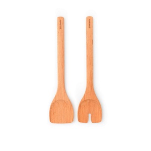 BRABANTIA, Brabantia Küchenhelfer , 260643 , Holz , Buche , 7x30.4x2.5 cm , 003394073601, Brabantia Salatbesteck »Profile«, (2 tlg.)