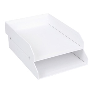 XXXLutz, XXXLutz Briefablage in , 789245501N , weiss , Papier, Karton , 23x31x6 cm , 004527038602, BIGSO BOX OF SWEDEN Briefablage 2er-Set 789245501N Hakan weiss 23x12x31