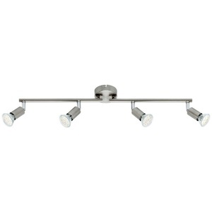 BOXXX, Boxxx Led-strahler , Kevin Ii -Best- , Metall , 60.3 cm , vernickelt , 004760000901, Boxxx Led-spotkopf , Kevin II -Best- , Nickelfarben , Metall , Uni , 50 mm , 60.5 cm , matt , schwenkbar , 004760000901