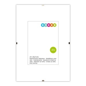 BOXXX, BOXXX - Wechselrahmen SIMI - Glas - transparent - 1/21/30 cm, Boxxx Cliprahmen in klar , 634492 , Glas , 21x1 cm , klar , 0043420229
