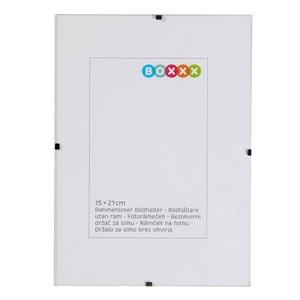 BOXXX, BOXXX - Wechselrahmen SIMI - Glas - transparent - 1/15/21 cm, Boxxx Cliprahmen in klar , 634478 , Glas , 15x1 cm , klar , 004342022903