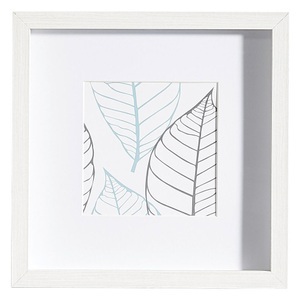 XXXLutz, XXXLutz Bilderrahmen in weiss , 652434 , Holz, Glas , 25x25x3 cm , klar , Passepartout , 004342058504, XXXLutz Bilderrahmen in weiss , 652434 , Holz, Glas , 25x25x3 cm , klar , Passepartout , 004342058504