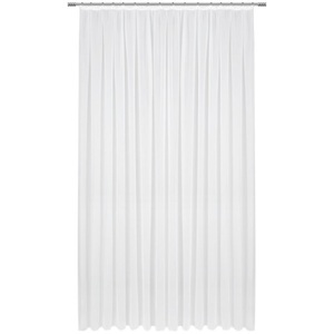 BOXXX, BOXXX - Fertigvorhang LOLA - Polyester - weiss - 300/245 cm, Boxxx Fertigstore halbtransparent , Lola , weiss , Textil , Uni , 300 cm , Webstoff , 006435000401