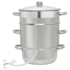 Homeware Profession., Homeware Profession. Dampfentsafter , 528884lz , Edelstahlfarben , Metall, Glas , 4 l , poliert,poliert,klar,klar , mit Dampfablass,mit Dampfablass , 0068760013, Homeware Profession. Dampfentsafter , Basic Cooking , Edelstahlfarben , Metall, Glas , 4 l , poliert,poliert,klar,klar , Messskala,mit Dampfablass , 0068760013