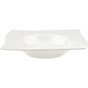 Novel, Novel Pastateller 24,3/24,3 cm , Swing , weiss , Keramik , 24.3x24.3 cm , glänzend , 0075790002, Novel Pastateller 24,3/24,3 cm , Swing , weiss , Keramik , 24.3 cm , glänzend , 0075790002