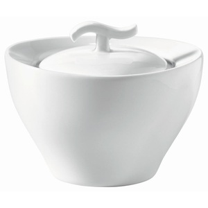 Novel, Novel Zuckerdose keramik , Swing , weiss , 11x9.5x8.5 cm , glänzend,glänzend , 0075790015