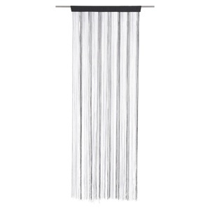 BOXXX, Boxxx Fadenstore transparent , Multi - Top , Schwarz, Silberfarben, weiss , Textil , 90x245 cm , 007696000506, Boxxx Fadenvorhang transparent , Multi - Top , Schwarz, Silberfarben, weiss , Textil , 90x245 cm , 007696000506