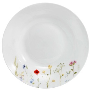 Novel, Novel Suppenteller 22,5 cm , Wildflower , Multicolor, weiss , Keramik , Floral , glänzend , 0071360404, Novel Suppenteller 22,5 cm , Wildflower , Multicolor, weiss , Keramik , Floral , glänzend , 0071360404