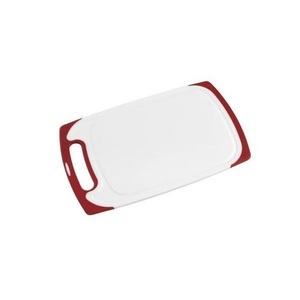 Homeware, Homeware - Schneidebrett TALI - Kunststoff - weiss/rot - 24/40/0.9 cm, Homeware Schneidebrett 40,5/24,5/1 cm , 3076126 , Rot, weiss , Kunststoff , 24.5x1 cm , Griff , 0084350019