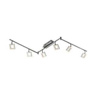 Novel, Novel Led-strahler , Real Ii , Alufarben, Chromfarben, Nickelfarben , Metall, Kunststoff , 8x21.5x180.5 cm , vernickelt , 008983000205, Novel Led-spotkopf , Real Ii , Alufarben, Nickelfarben , Metall, Kunststoff , Uni , 8x21.5 cm , vernickelt,glänzend , 008983000205