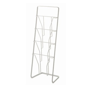 Yamazaki, Yamazaki - Zeitungsständer Smart - weiss - 70 cm, Yamazaki - Zeitschriftenständer TOWER, One Size, Weiss