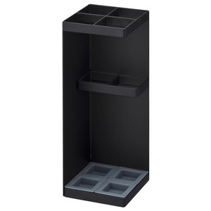 Yamazaki, Yamazaki - Schirmständer Smart - Mischmaterial - schwarz - 11/11/30 cm, Yamazaki - Schirmständer SMART, One Size, Schwarz