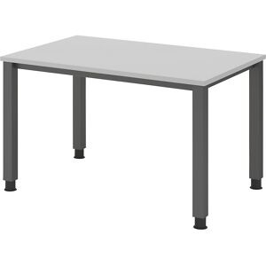 undefined, Eckschreibtisch Venla, elektrische Höhenverstellung, links, BxT 1800 x 1200 mm, lichtgrau/weiß