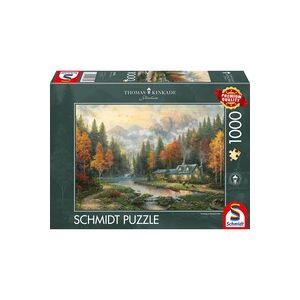 Schmidt Spiele Thomas Kinkade Studios: Herbstabend am See, Puzzle