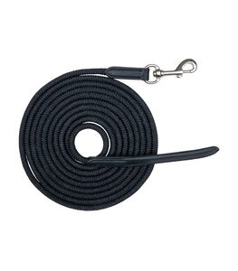 Waldhausen Bodenarbeitsseil leicht mit Karabiner - Schwarz -