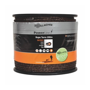 Gallagher, Gallagher PowerLine-Cord - Terra -, Gallagher PowerLine-Cord - Terra - Länge: 200 m, Farbe: Terra