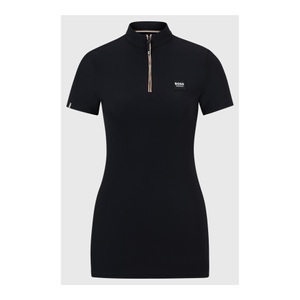 BOSS Equestrian, BOSS Equestrian Trainingsshirt Mila Signature Damen - Black -, BOSS Equestrian Trainingsshirt Mila Signature Damen - Black - Grösse Bekleidung Damen: S