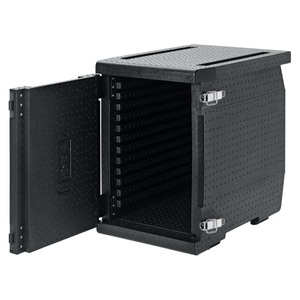 Thermo Future Box, Thermo Future Box Transportbox Öffnung vorne; 93000 ml, 64.5x44.5x62.5 cm (LxBxH); schwarz