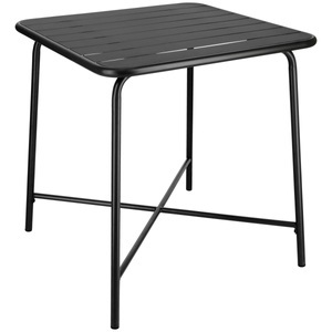 PULSIVA, PULSIVA Outdoor Tisch Sentra quadratisch; 70x70x76 cm (LxBxH); schwarz; quadratisch