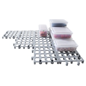 PULSIVA, PULSIVA Bodenpalette Solid; 33.5x33.5x4 cm (LxBxH); grau; 6 Stück / Pack