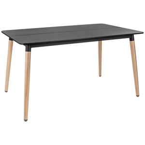 Vega, VEGA Outdoortisch Gimani rechteckig; 130x80x72 cm (LxBxH); Platte anthrazit, Gestell braun; rechteckig