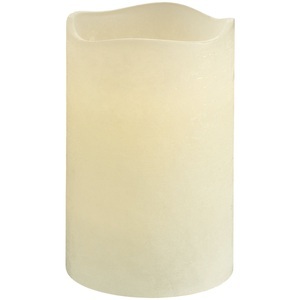 undefined, LED-Kerze Gardis; 10x15 cm (ØxH); cremeweiss; rund; 3 Stück / Pack
