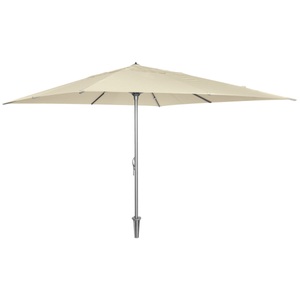 Vega, VEGA Gastro Sonnenschirm Fiesto mit Bodenhülse; 400x400x300 cm (LxBxH); beige/anthrazit