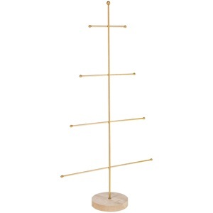 undefined, Metallbaum Saya; 41.5x15x80.5 cm (BxTxH); gold/braun