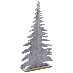 undefined, Filzbaum Despina; 24x4x46 cm (BxTxH); grau/natur