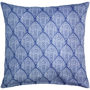 ERWIN M., ERWIN M. Dekokissenbezug Leaf; 40x40 cm (BxL); blau; quadratisch