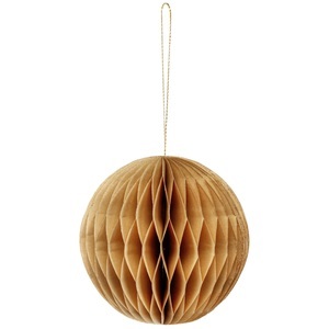 undefined, Dekohänger Kugel Honoka; 10 cm (Ø); gold; 6 Stück / Pack