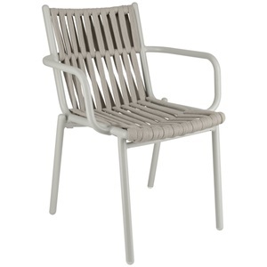 Vega, VEGA Outdoor-Stuhl Lumaro; 45x47x81 cm (BxTxH); Sitz taupe, Gestell beige; 2 Stück / Pack