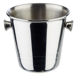 APS, Mini-Eiseimer 0.65lt. D10.5cm H10cm, Edelstahl