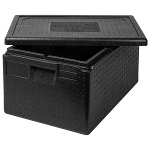 Thermo Future Box, Thermo Future Box Transportboxen Gastronorm 1/1 mit Deckel; 46000 ml, 60x40x32 cm (LxBxH); schwarz