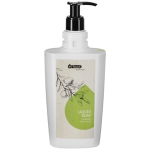 V-Touch, V-Touch Hotel Flüssigseife Oliva Pure Pumpspender; 400 ml; grün; 24 Stück / Pack