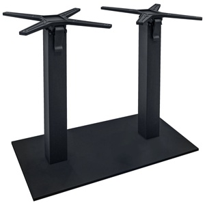 Vega, VEGA Outdoor Doppeltischsäule Jaro klappbar; 42x82x72 cm (BxLxH); schwarz; rechteckig