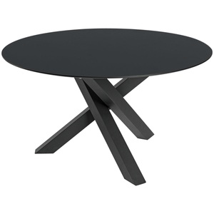 Vega, VEGA Outdoor Tisch Gwin rund; 130x72 cm (ØxH); Platte anthrazit, Gestell schwarz; rund