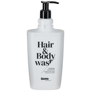 V-Touch, V-Touch Hotel Shampoo und Duschgel Contrast 2 in 1 im Pumpspender; 400 ml; gelb; 24 Stück / Pack
