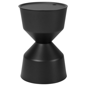 Vega, VEGA Outdoor-Beistelltisch Nava; 33.6x51 cm (ØxH); Platte anthrazit, Gestell anthrazit; rund